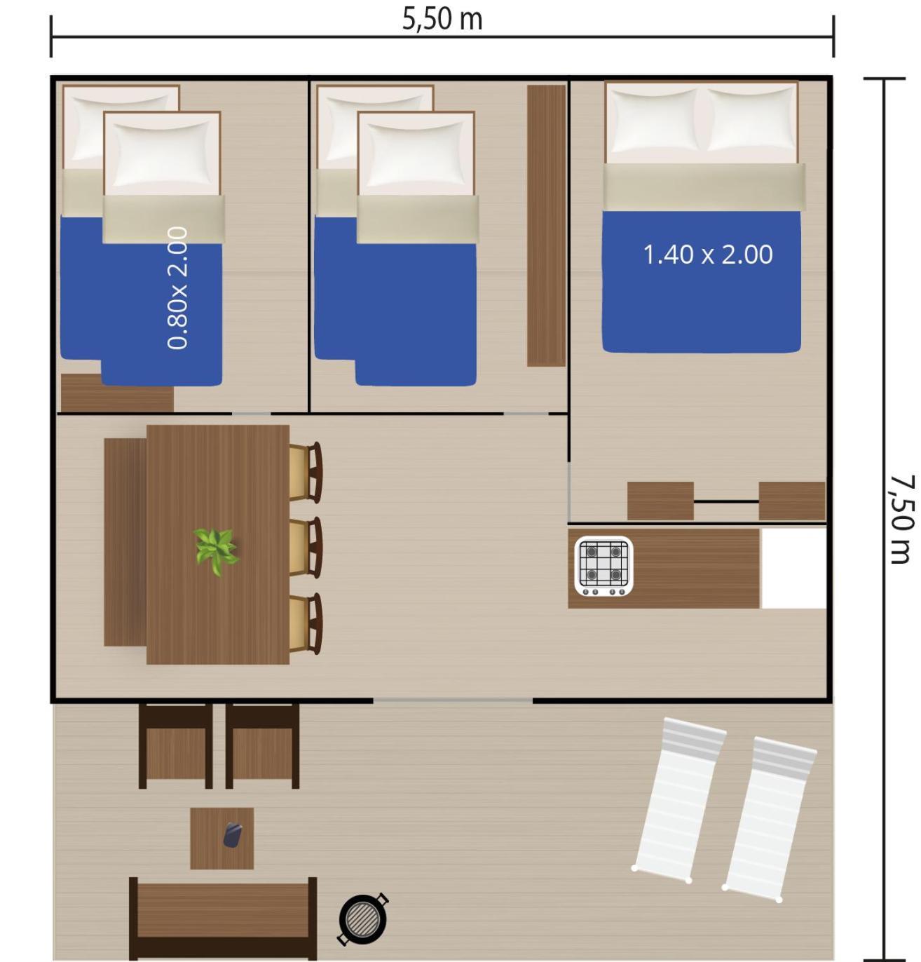 Easyatent Safari Tents Bijela Uvala Campingplatz